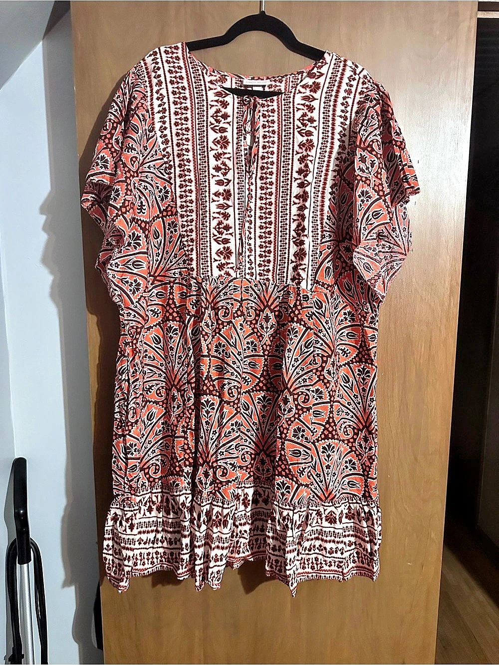 Knox Rose Mini Printed Dress Size 2X NWT